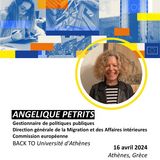  CONFÉRENCE D'Angeliki Petrits